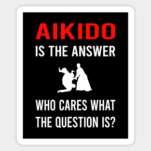 The Answer Aikido Magnet